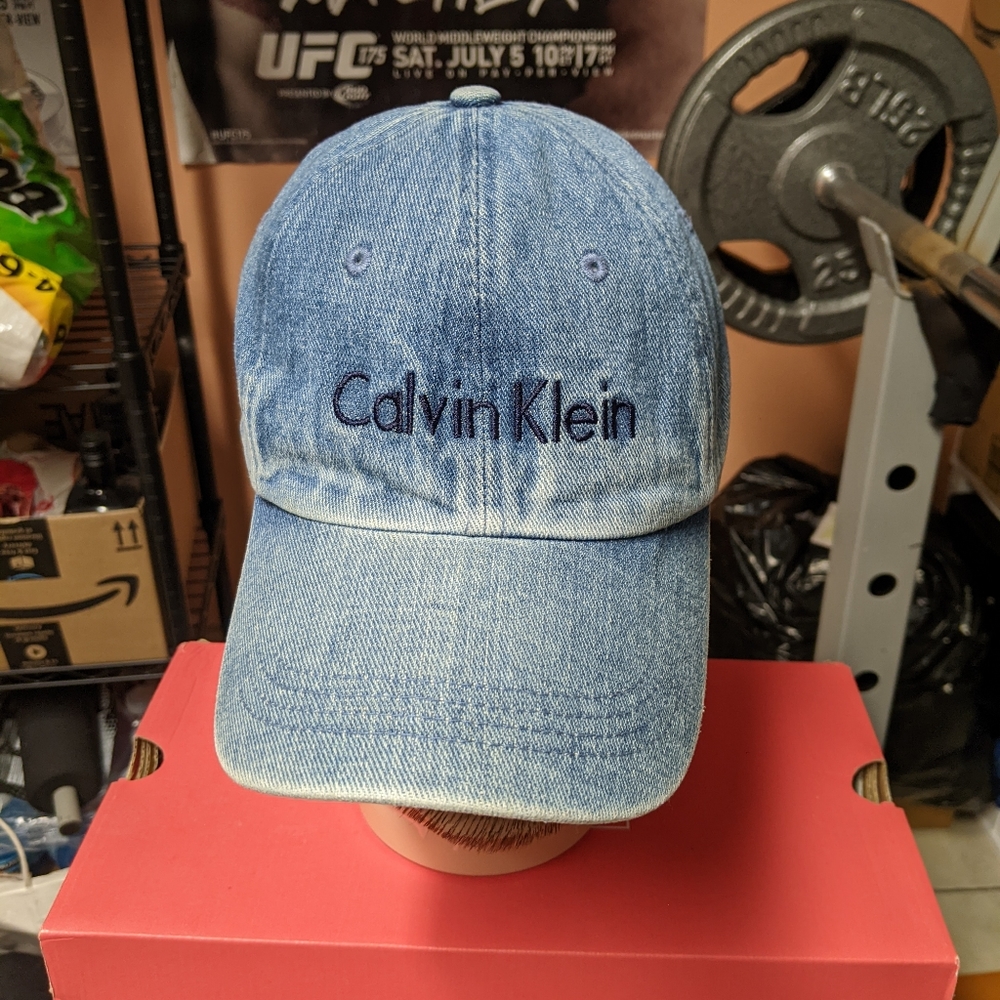 Calvin Klein Strap Back Jean Dad Hat